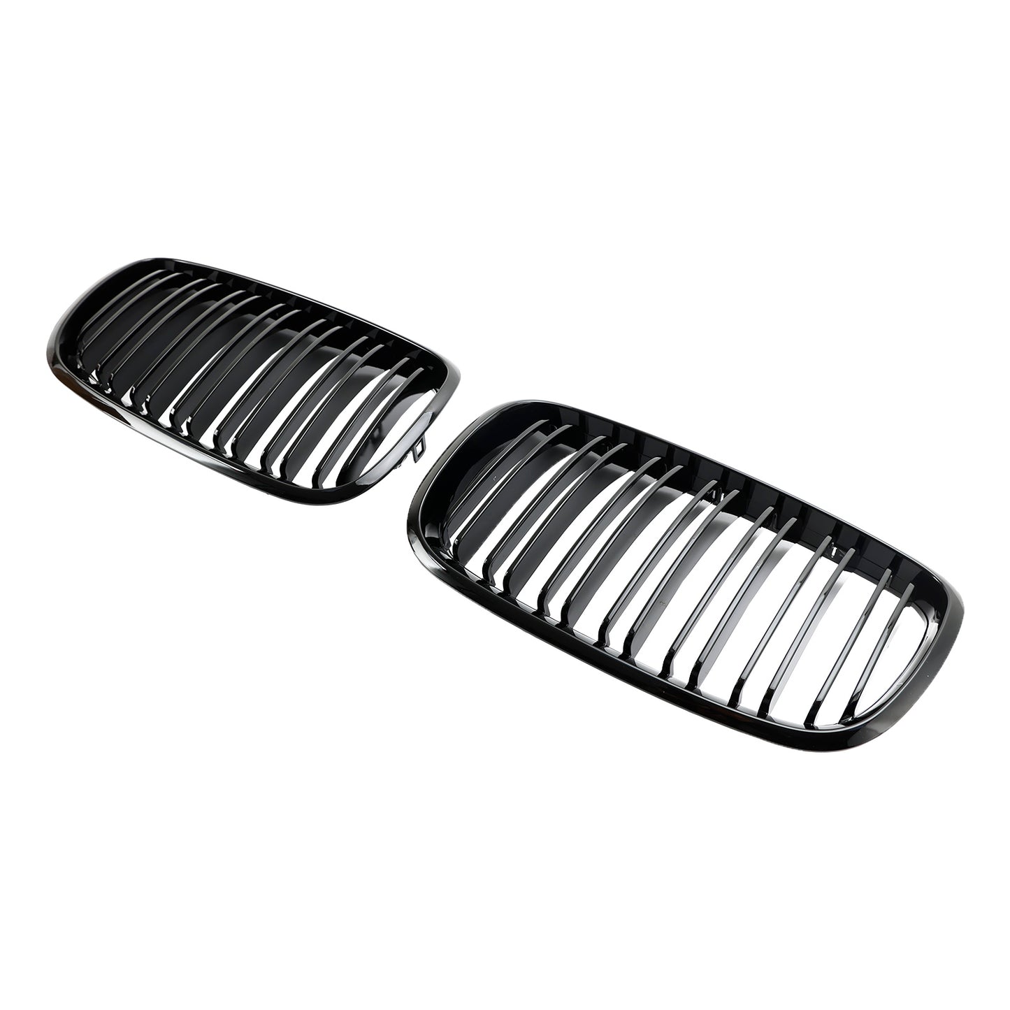 BMW X5 M (E70) 2009-2013 Front Bumper Kidney Grille Grill Gloss Black