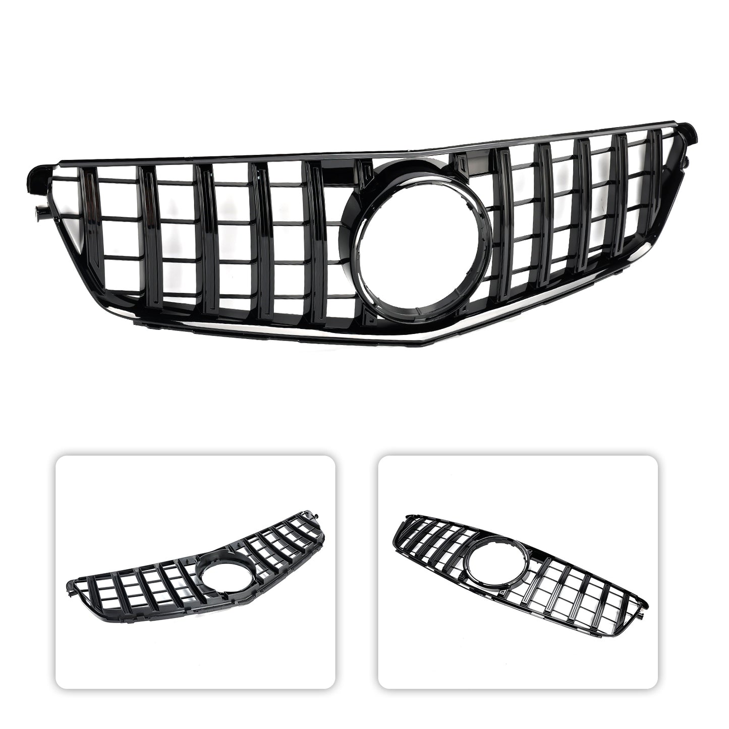 W204 C-Class 2008-2014 Benz Grill C300 C350 GTR Style Front Bumper Grille Grill