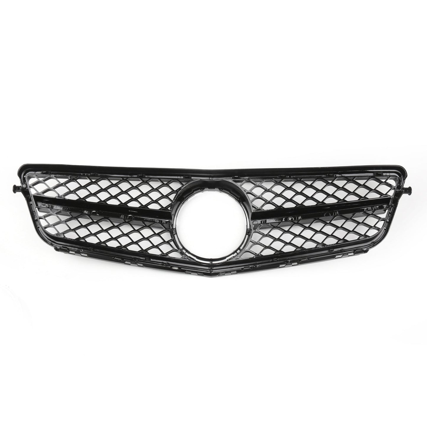 W204 C350 C-Class 2008-2014 Benz C300 C350 Front Grill Gloss Black Car Grille C63 Style