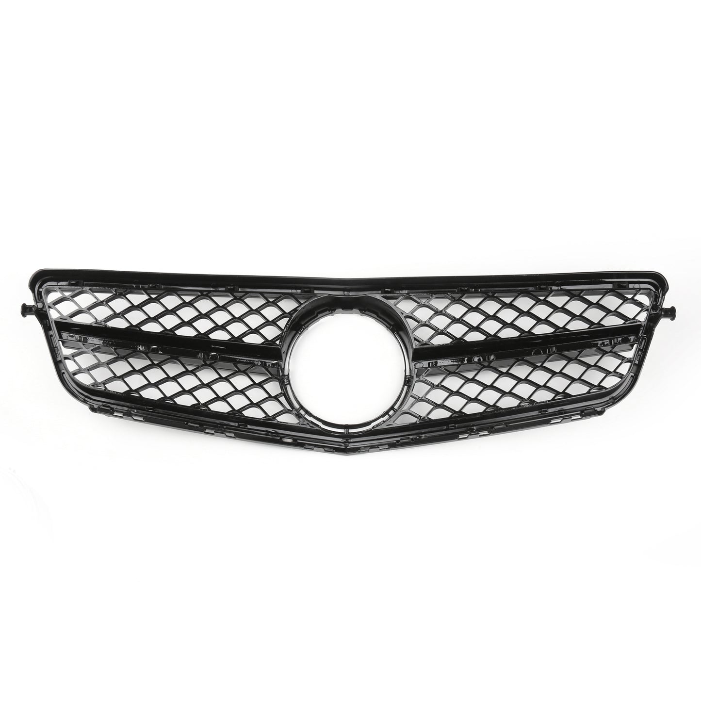 2008-2014 Benz W204 C-Class Front Grill Gloss Black Car Grille C63 Style