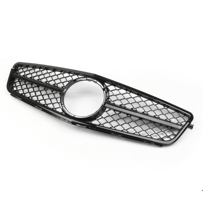AMG 2008-2014 C-Class Benz W204 C300 C350 w/LED Front Bumper Car Grille Grill