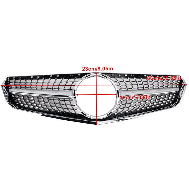2009-2013 Mercedes E-Class W207 C207 Front Bumper Grill Grille Coupe