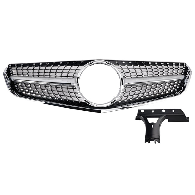 Front Bumper Grille Fit Mercedes E-Class W207 C207 2009-2013 Coupe Convertible