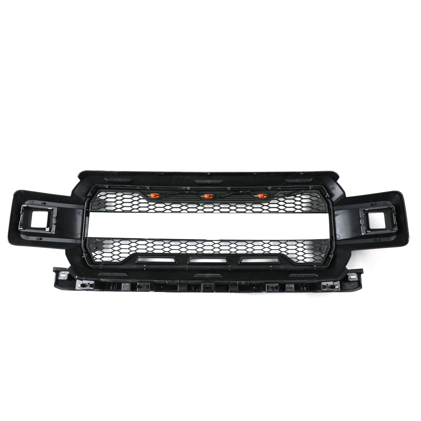 Ford F150 2018-2020 Honeycomb Grill Amber LED Raptor Style Grill Grille