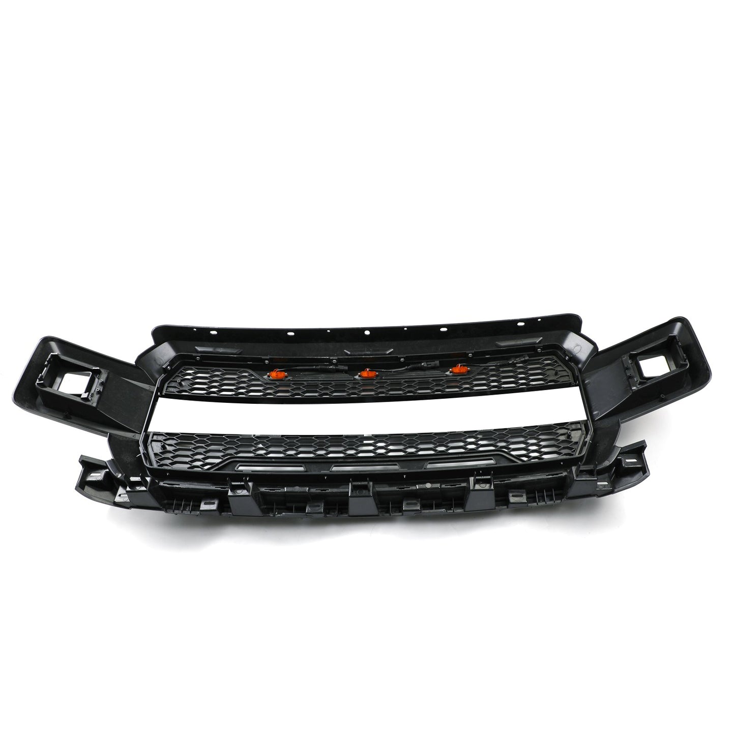 Ford F150 2018-2020 Honeycomb Grill Amber LED Raptor Style Grill Grille