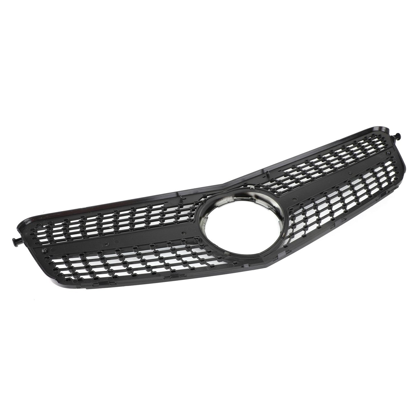 C-Class W204 2008-2014 Mercedes Benz C200 C300 Car Grille Diamond Black Chrome Front Grille Grill