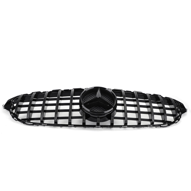 W205 C250 C300 C43 Mercedes 2015-2018 Front Bumper Grill Grille GTR Style