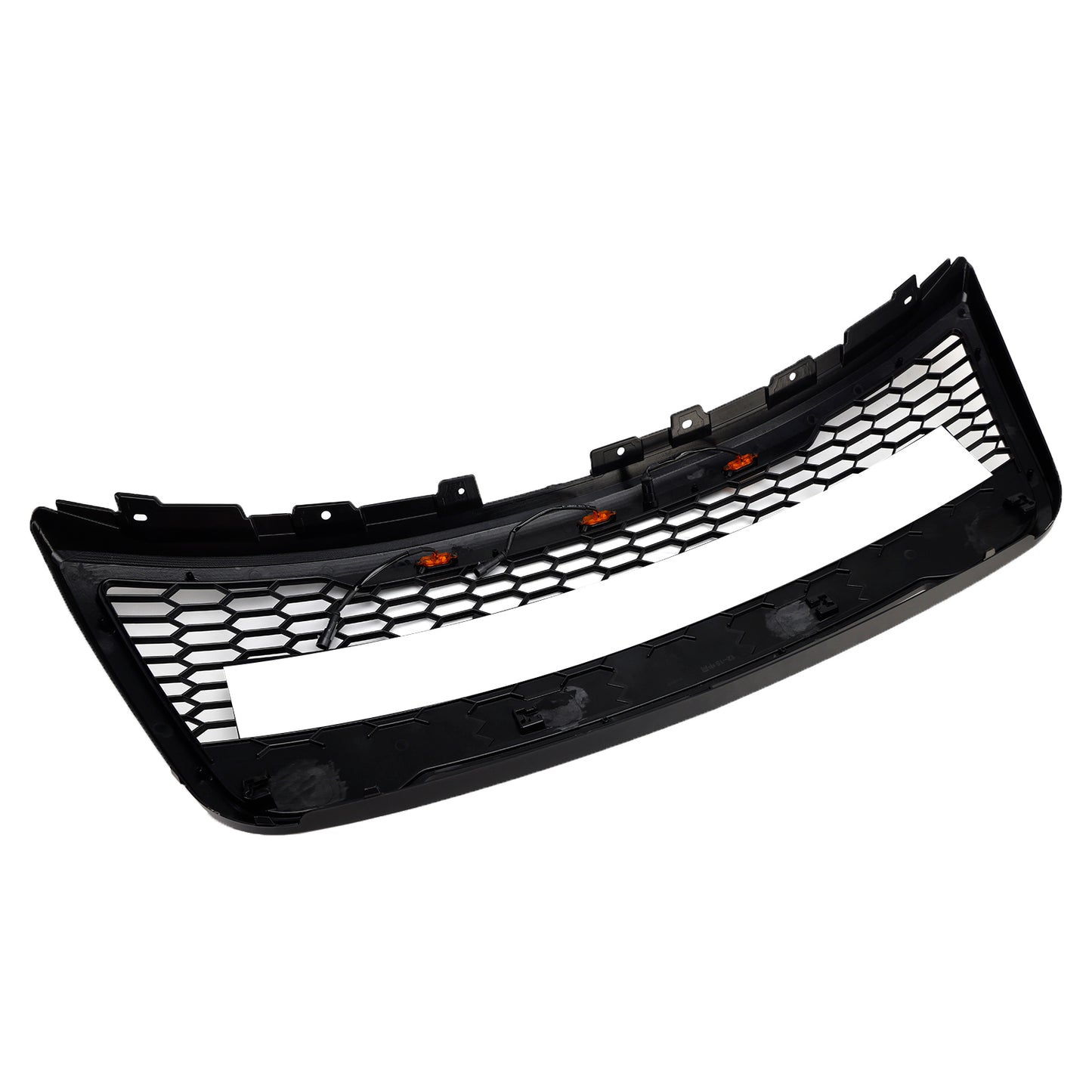 Front Upper Bumper Grill Grille Fit Ford Explorer 2012-2015 With Lights Grey