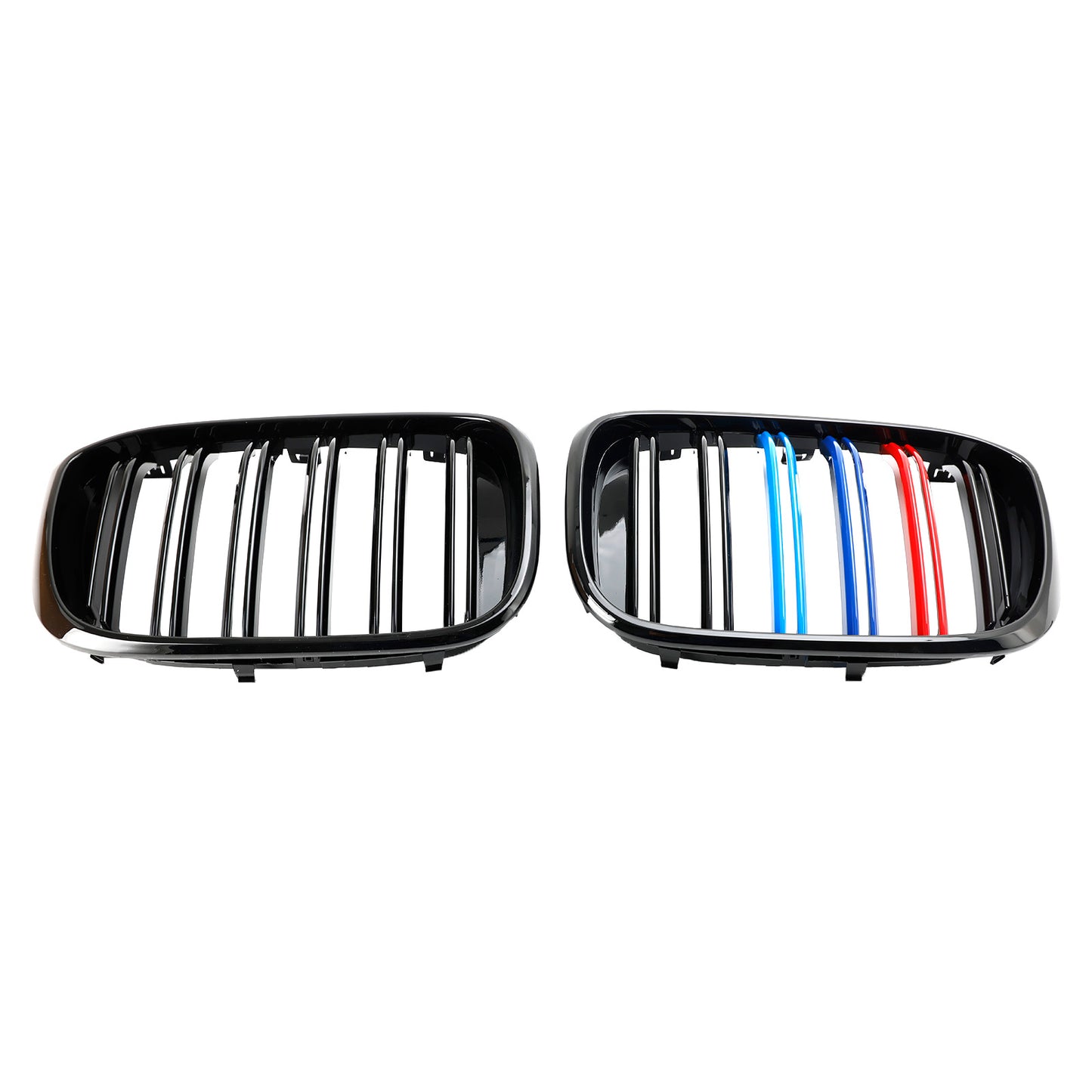 2PCS M-Color Kidney Grill Grille 51138469959 fit BMW G01 X3 G02 X4 Gloss Black
