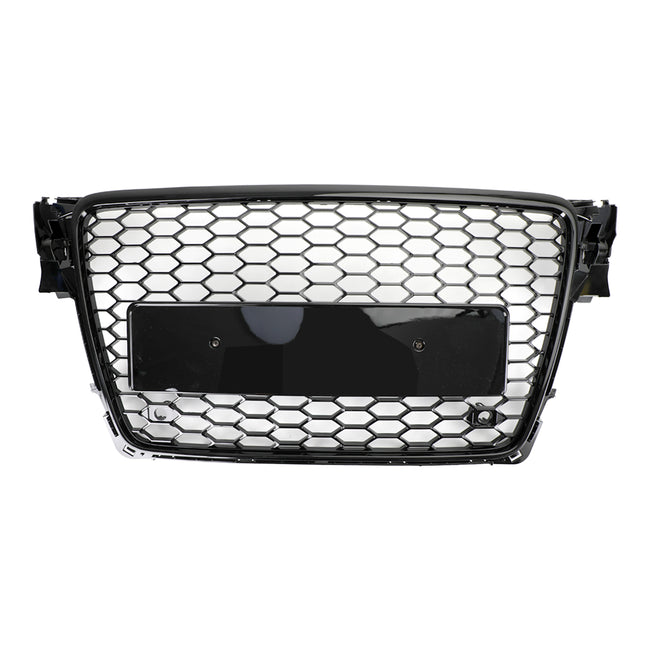2009-2012 Audi A4 / A4 Avant / S4 B8 Honeycomb Sport Mesh Hex Car Grille Grill RS4 Style Black