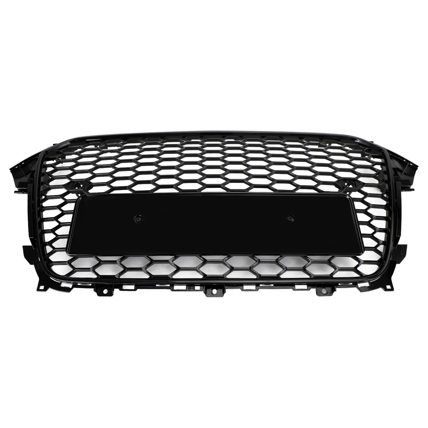 2013-2016 Audi A4 / S4 B8.5 Mesh Front Bumper Grille Grill Gloss Black RS4 Style