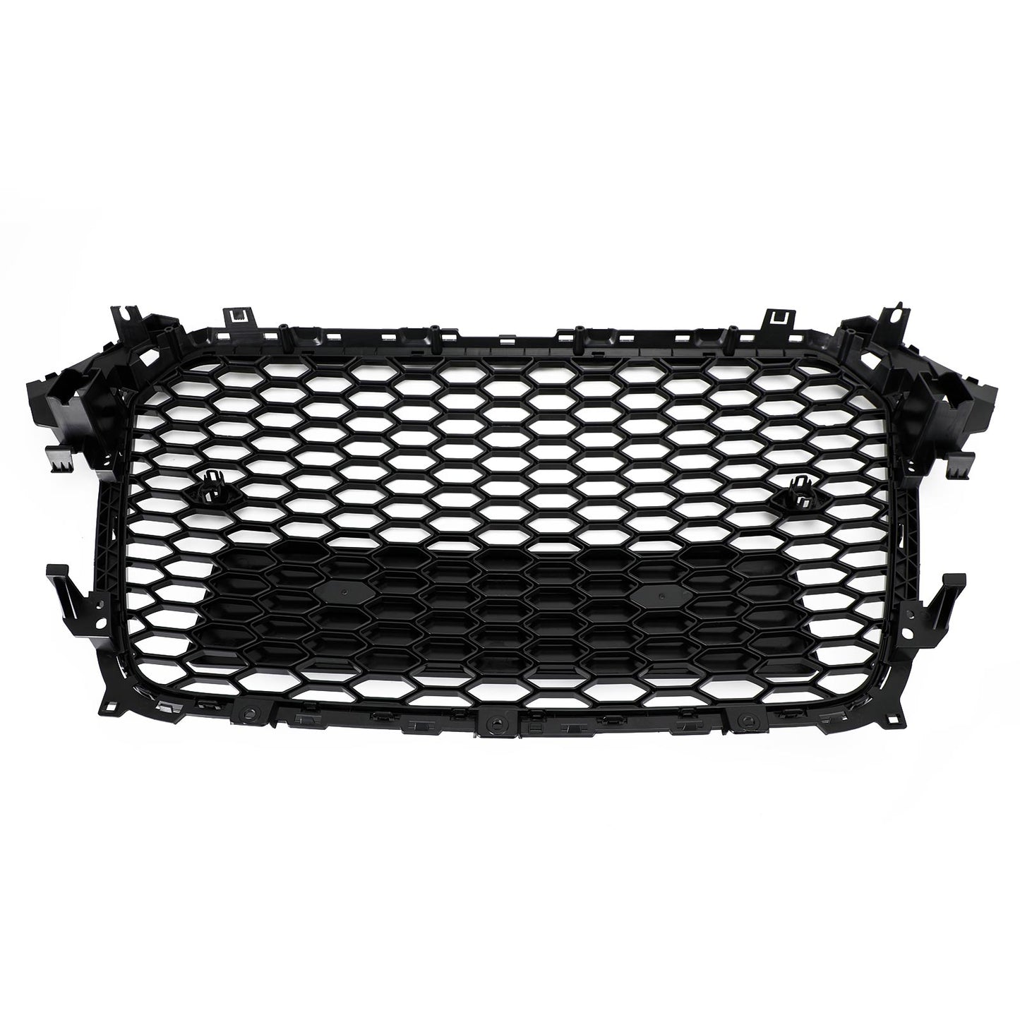 2013-2016 Audi A4 / S4 B8.5 Mesh Front Bumper Grille Grill Gloss Black RS4 Style