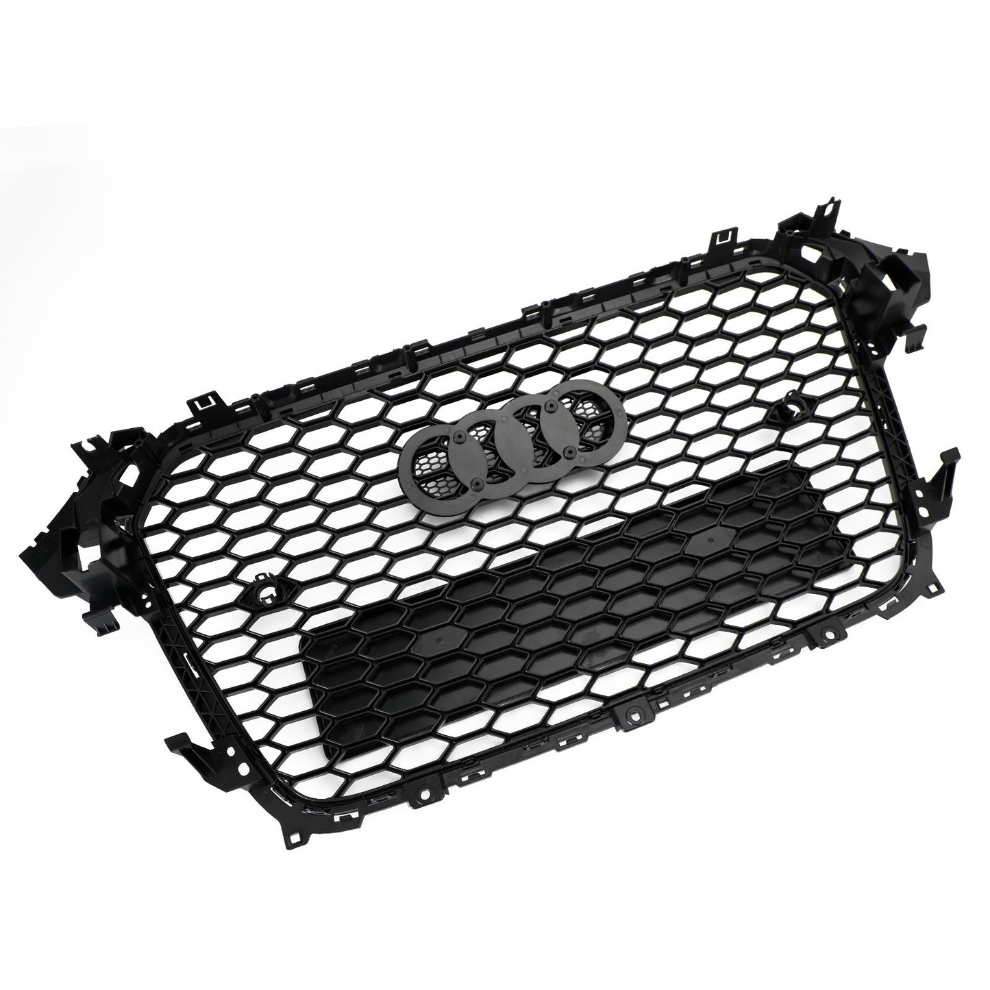 Audi B8.5 2013-2016 Mesh Front Bumper Car Grille Grill Gloss Black RS4 Style