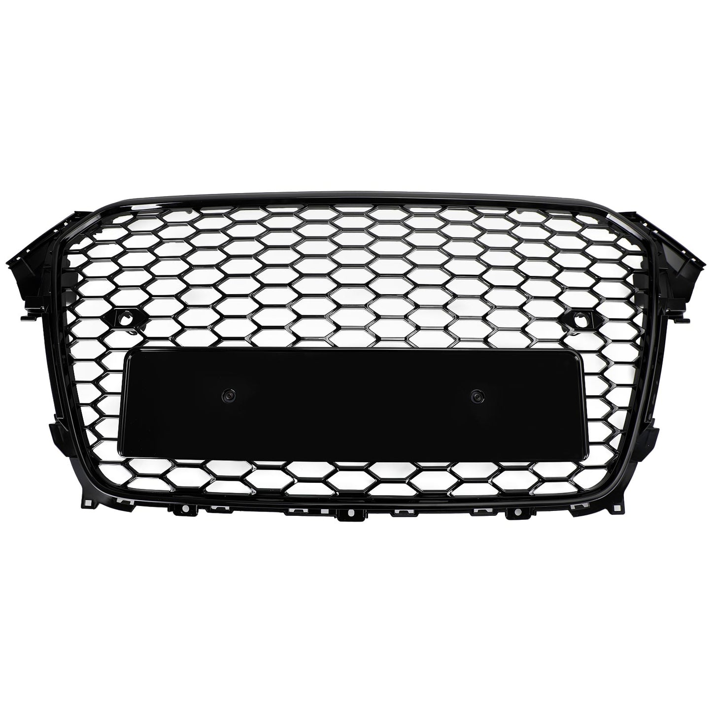 2013-2016 Audi A4 / S4 B8.5 Mesh Front Bumper Grille Grill Gloss Black RS4 Style