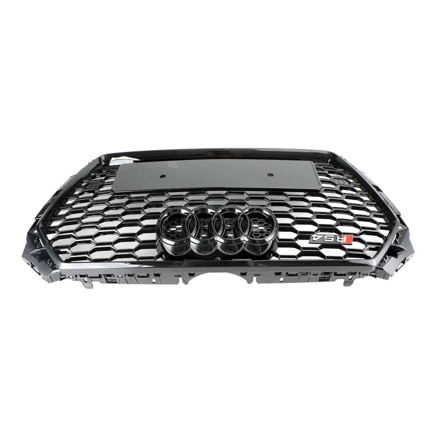 Audi A4 2017-2019 Honeycomb Mesh Hex Car Grille Grill RS4 Style Black