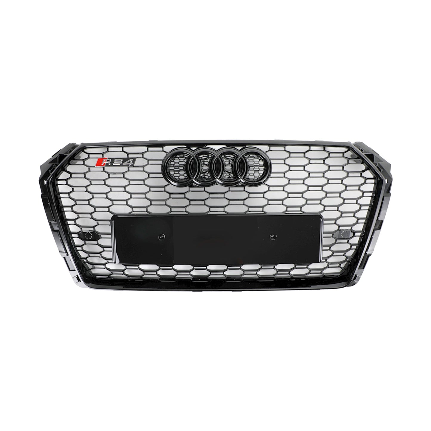 Audi S4 2017-2019 Honeycomb Mesh Hex Car Grille Grill RS4 Style Black