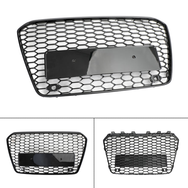 Audi S5 2013-2016 Honeycomb Hex Mesh Front Bumper Car Grille RS5 Style