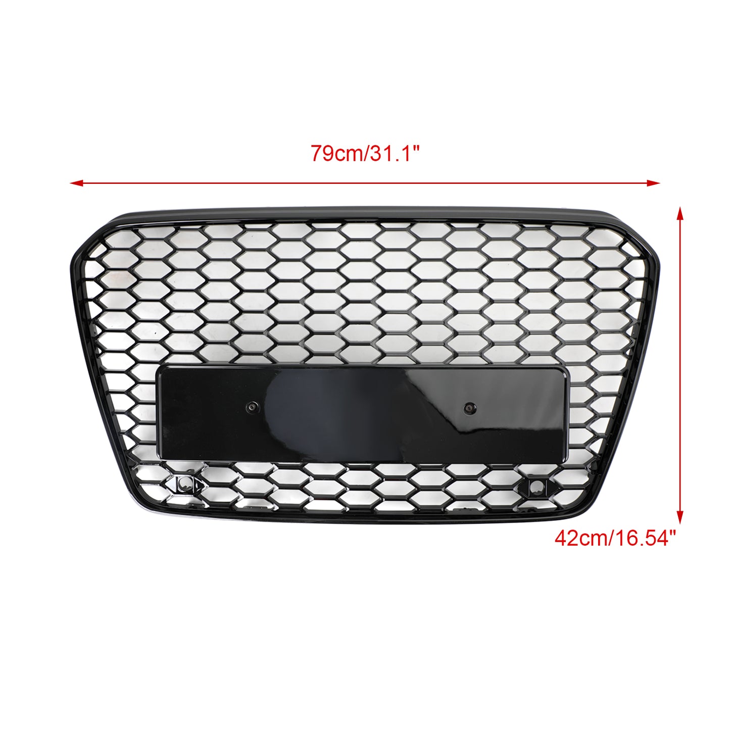 Audi B8.5 2013-2016 Honeycomb Hex Mesh Front Bumper Car Grille RS5 Style