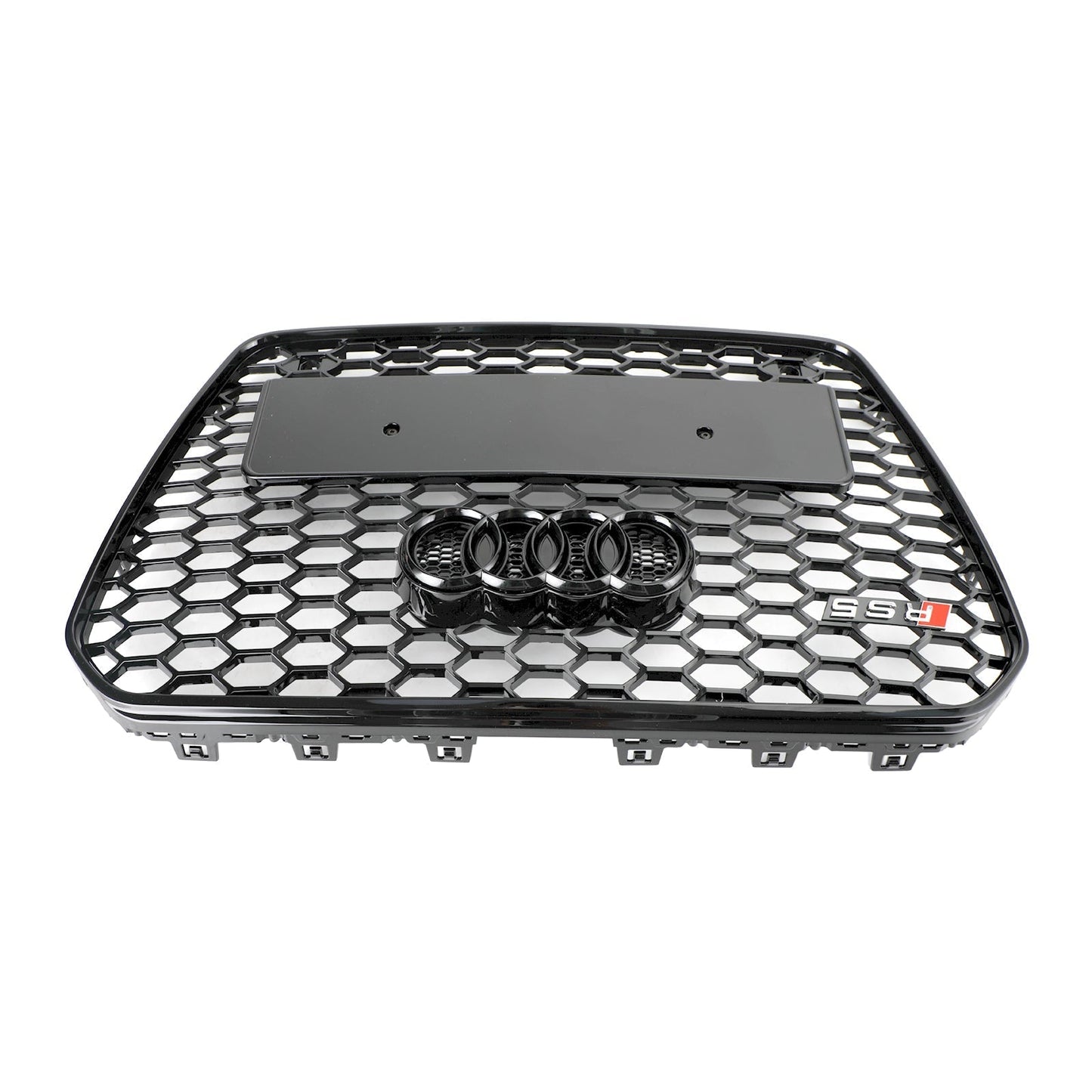 Audi B8.5 2013-2016 Honeycomb Hex Mesh Front Bumper Car Grille RS5 Style