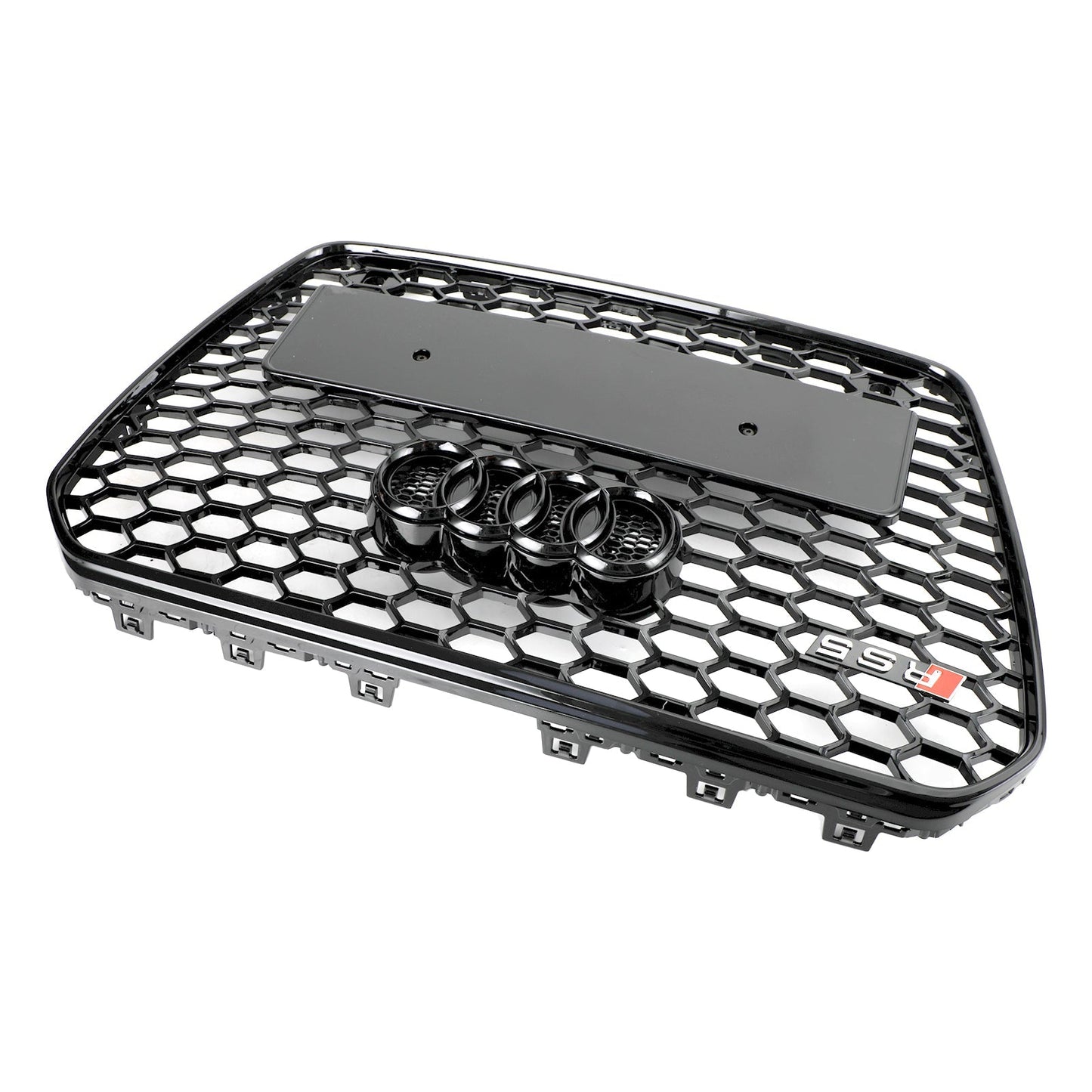 Audi S5 2013-2016 Honeycomb Hex Mesh Front Bumper Car Grille RS5 Style