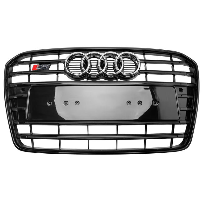 2012-2015 Audi A5 S5 B8.5 S5 Style Front Bumper Grille Grill Black