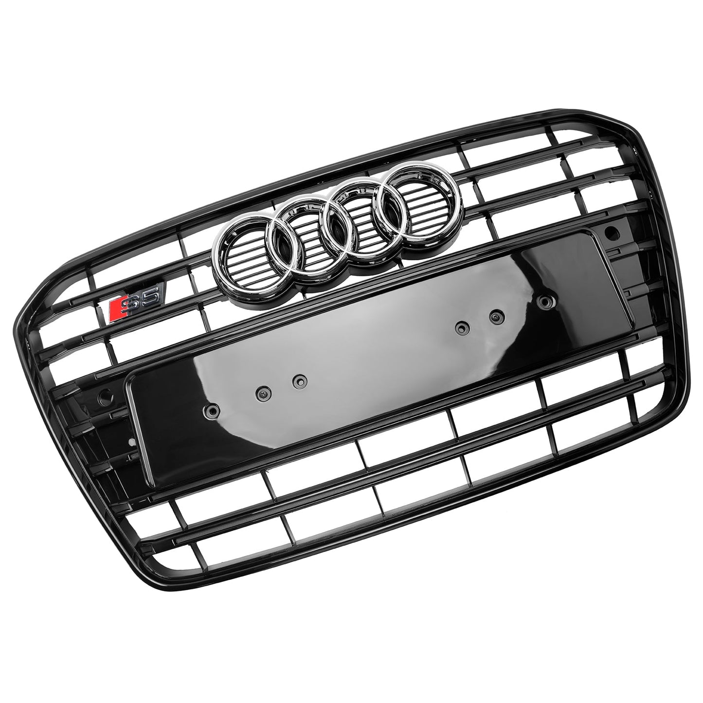 2012-2015 Audi A5 S5 B8.5 S5 Style Front Bumper Grille Grill Black