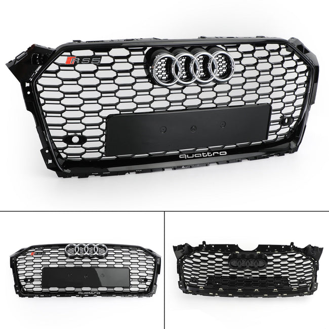 Audi A5 2017-2019 Honeycomb Grill Car Grille Grill RS5 Style Sport Mesh Hex