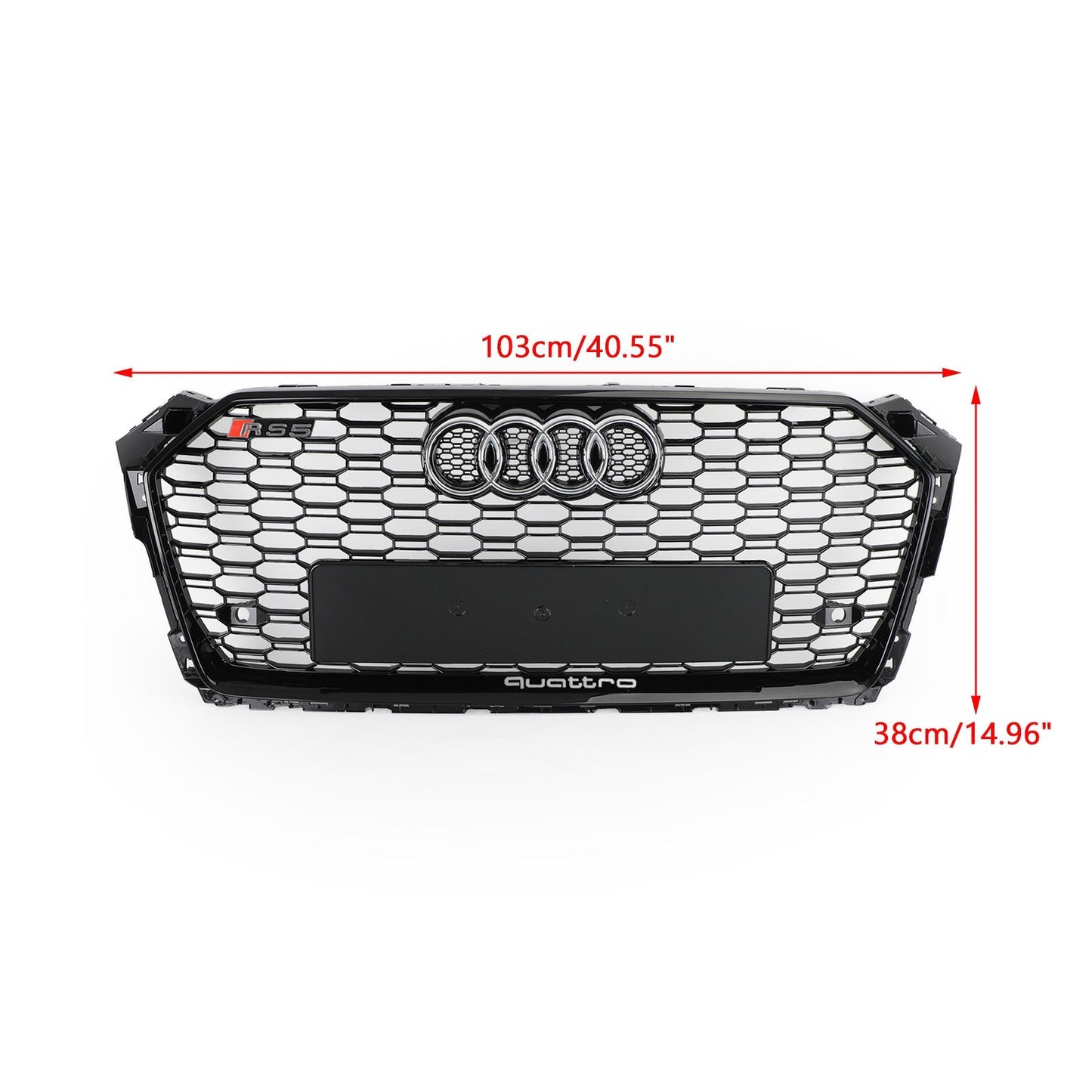 Audi A5 Sportback 2017-2019 Honeycomb Grill Car Grille Grill RS5 Style Sport Mesh Hex