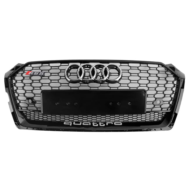 2017-2019 Audi A5 S5 B9 RS5 Style Honeycomb Sport Mesh Hex Grill Grille
