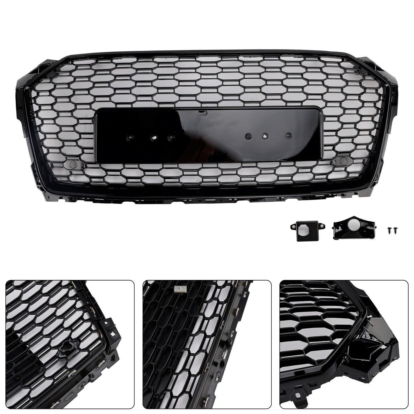 Audi A5 Quattro A5 Sportback 2017 2018 2019 RS5 Style Sport Front Honeycomb Grille Grill