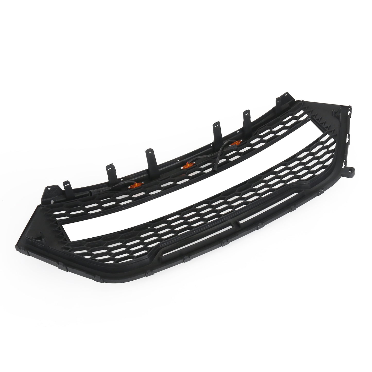 2015-2018 Ford Edge Raptor Style Front Bumper Grill Upper Grille Black