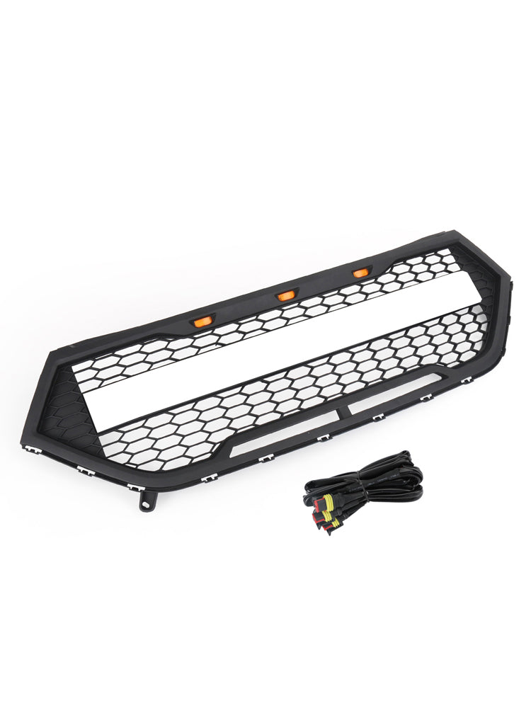 2015-2018 Ford Edge Raptor Style Front Bumper Grill Upper Grille Black