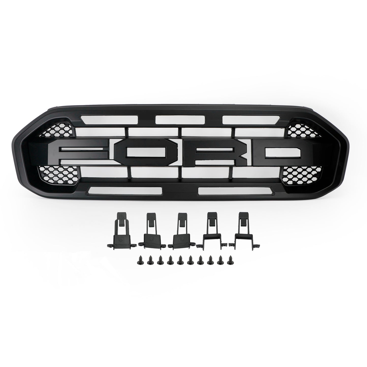 2019-2023 Ford Ranger Grill Raptor Style Front Bumper Car Grill Grille Black