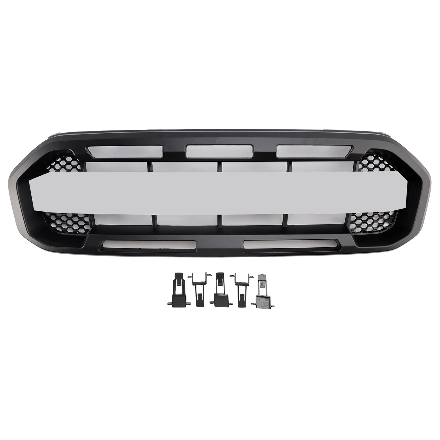 2019-2023 Ford Ranger Raptor Style Front Bumper Car Grille Grill Black