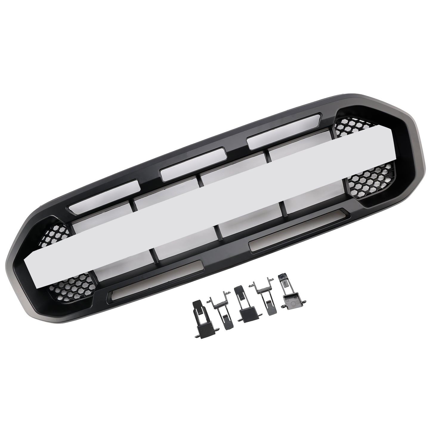 2019-2023 Ford Ranger Raptor Style Front Bumper Car Grille Grill Black