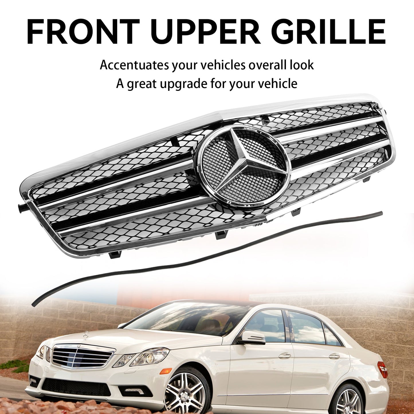 2010-2013Mercedes-Benz E Class W212 E350 E550 Front Bumper Grill Grille