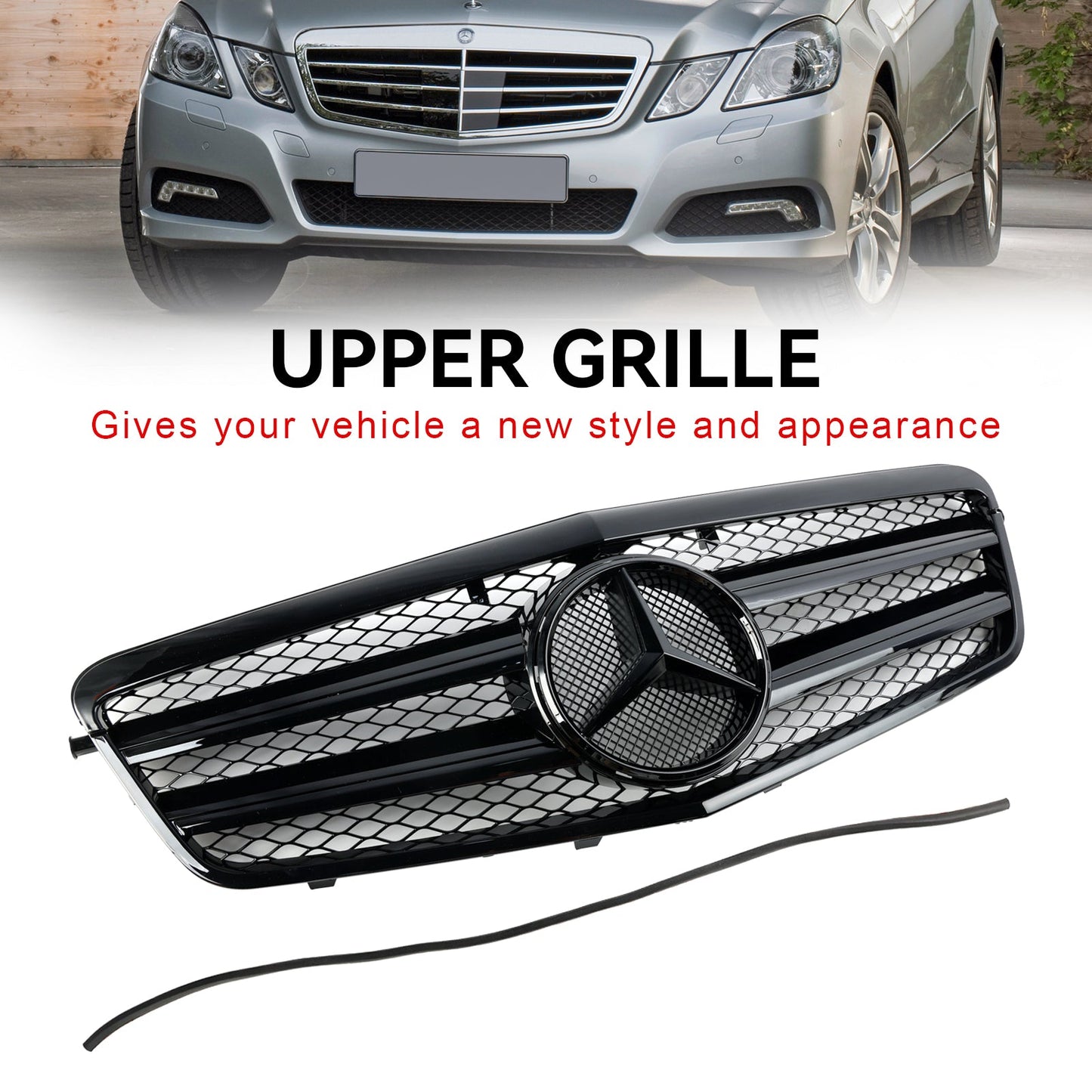 2010-2013 Mercedes Benz E Class W212 E350 E550 Front Bumper Grille Grill