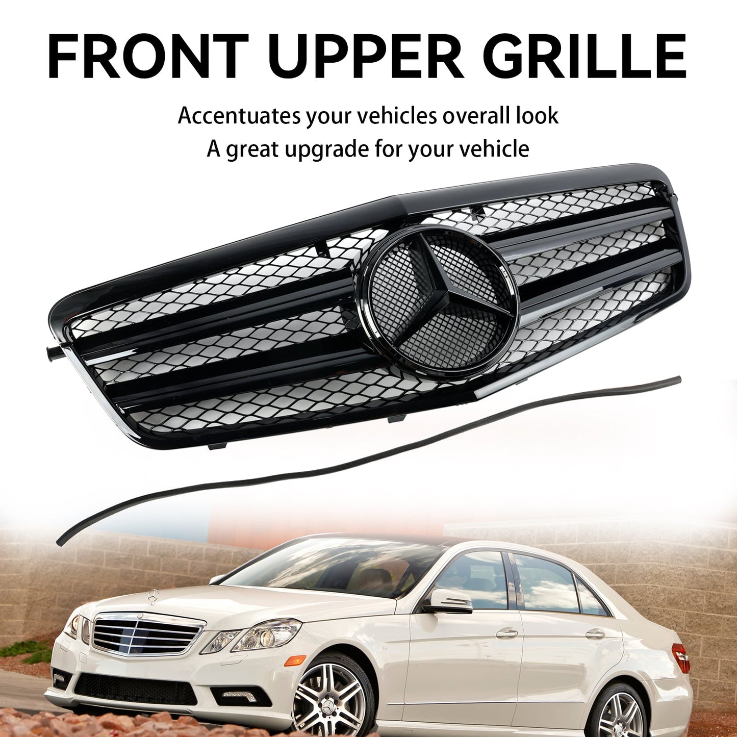 2010-2013 Mercedes Benz E Class W212 E350 E550 Front Bumper Grille Grill