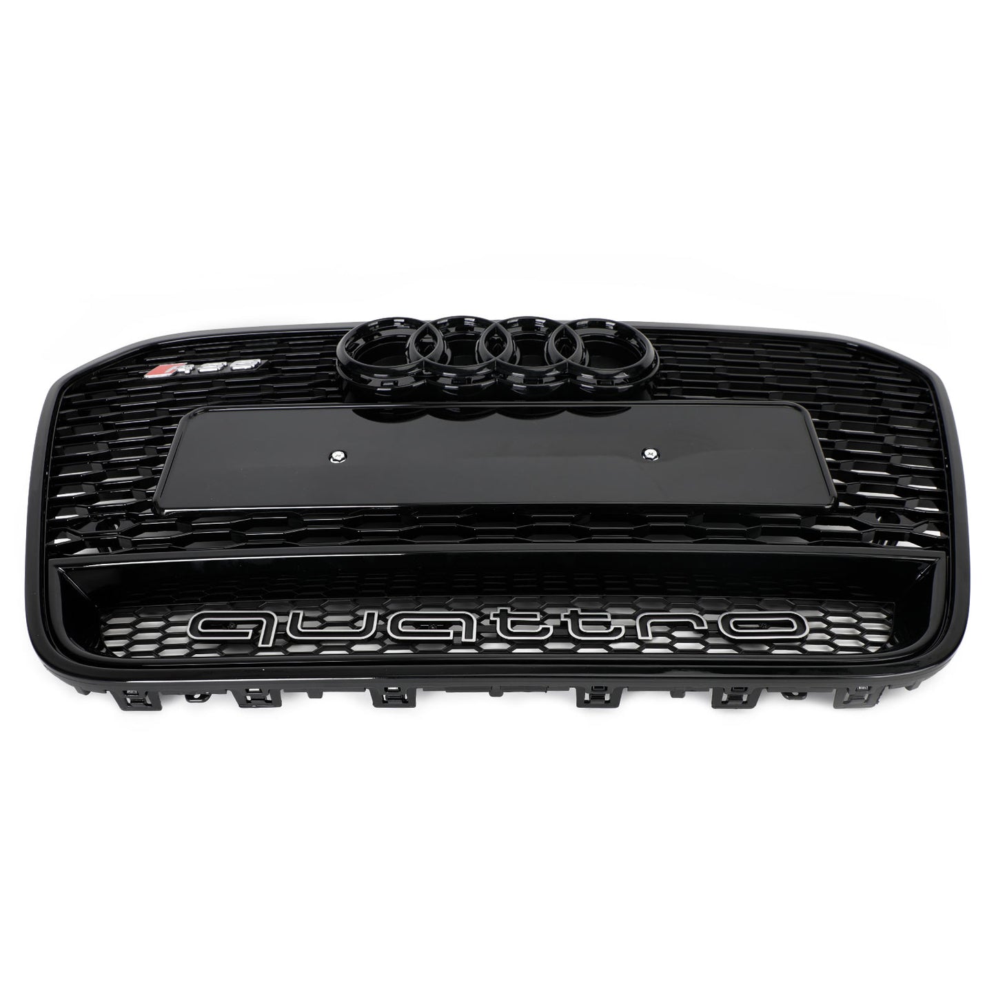 2012-2015 Audi A6 S6 C7 Front Mesh Honeycomb Grille Grill RS6 Style