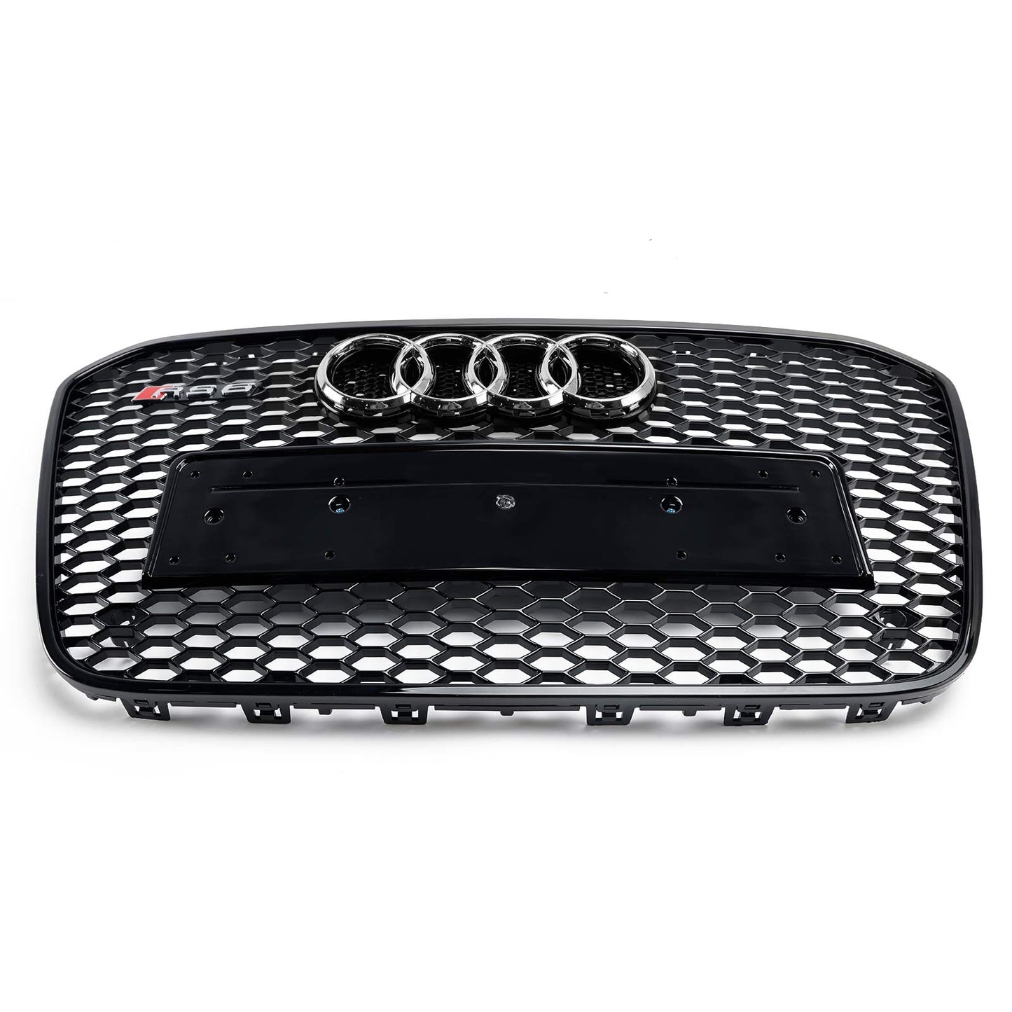 2012-2015 Audi A6 C7 S6 RS6 Style Honeycomb Front Bumper Grille Grill