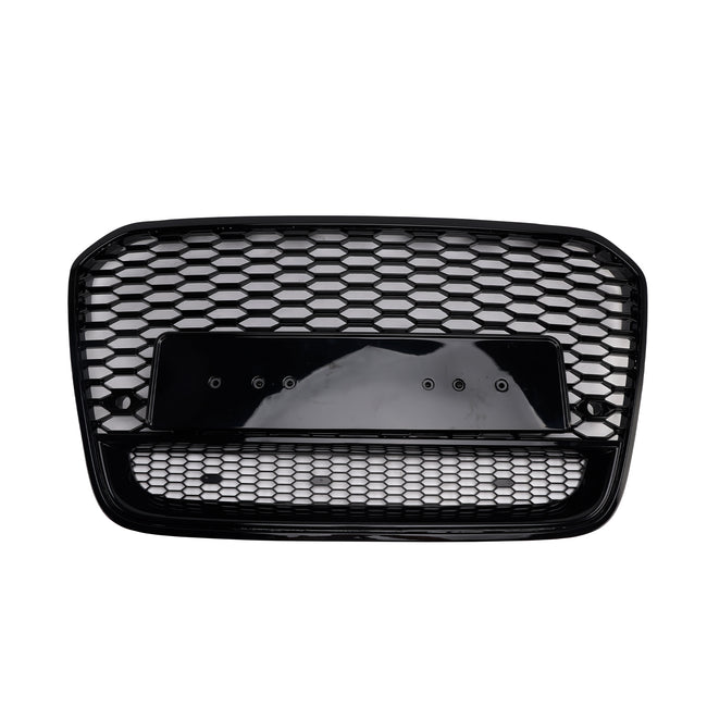 2012-2015 Audi A6 S6 C7 Front Mesh Honeycomb Grille Grill RS6 Style