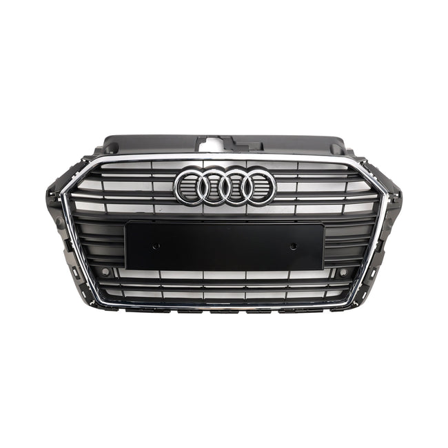 2017-2019 Audi A3 S3 Front Bumper Grille Grill 8V3853651 Chrome 8V3853651B