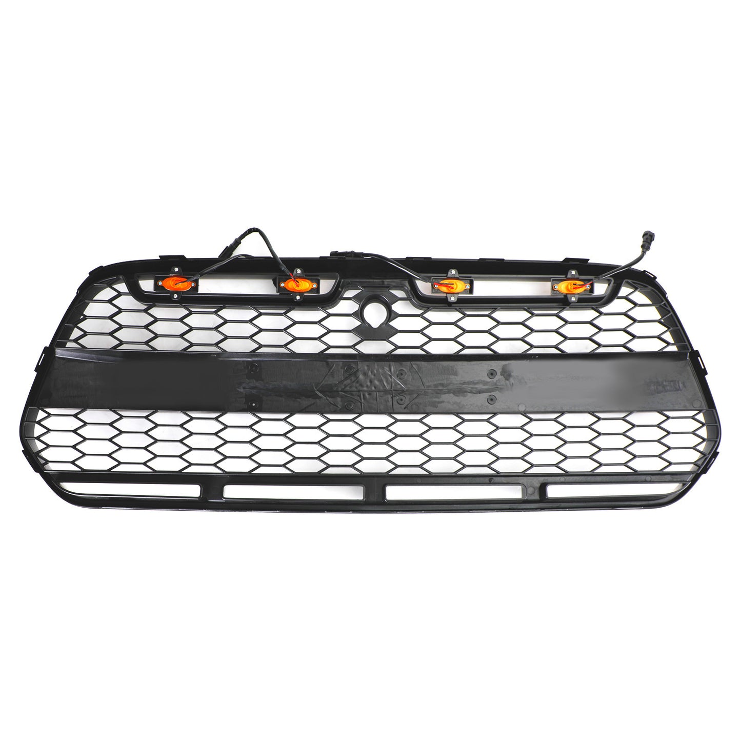 2015-2018 Ford Transit MK8 Raptor Front Bumper Grille Grill w/LED Matte Black