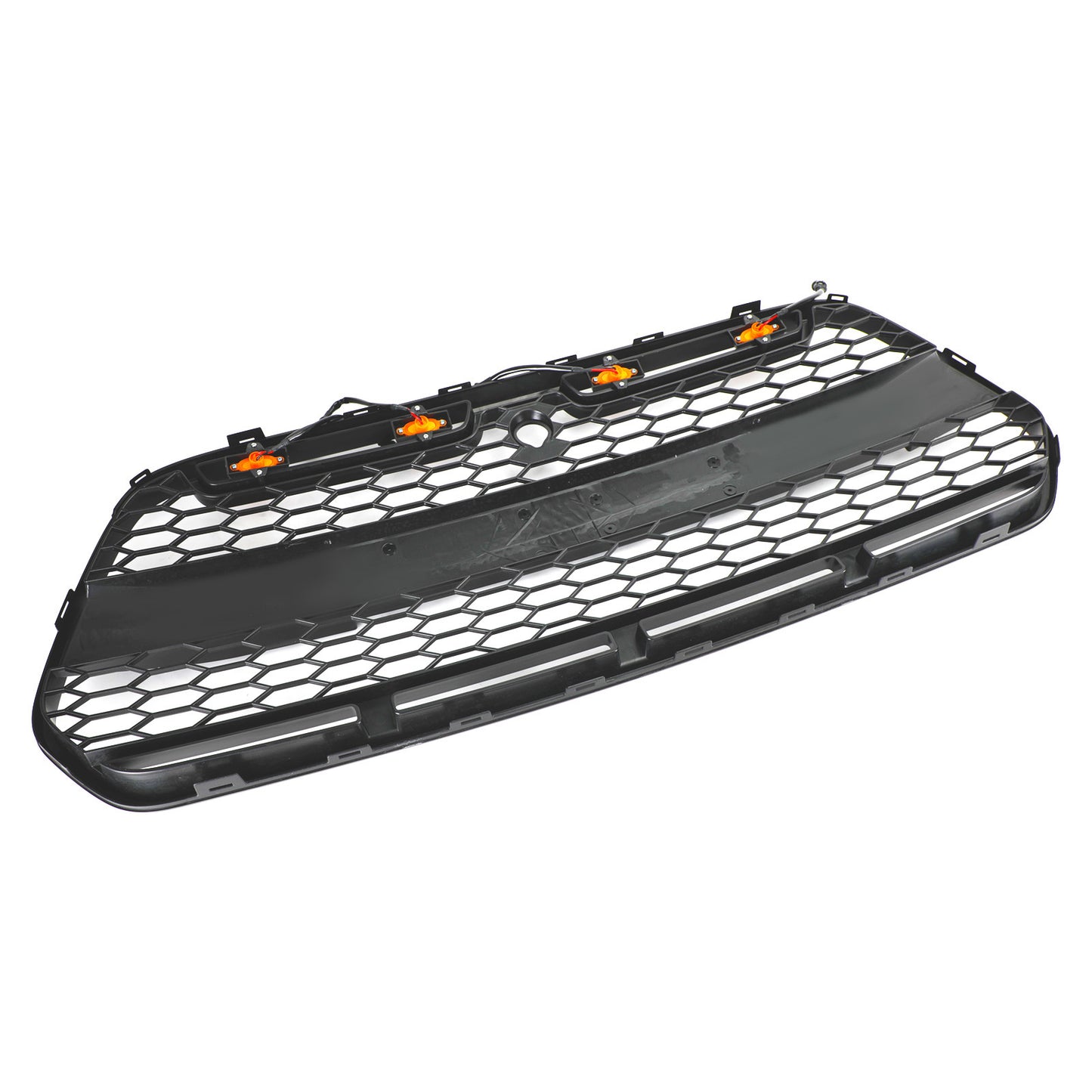 2015-2018 Ford Transit MK8 Raptor Front Bumper Grille Grill w/LED Matte Black