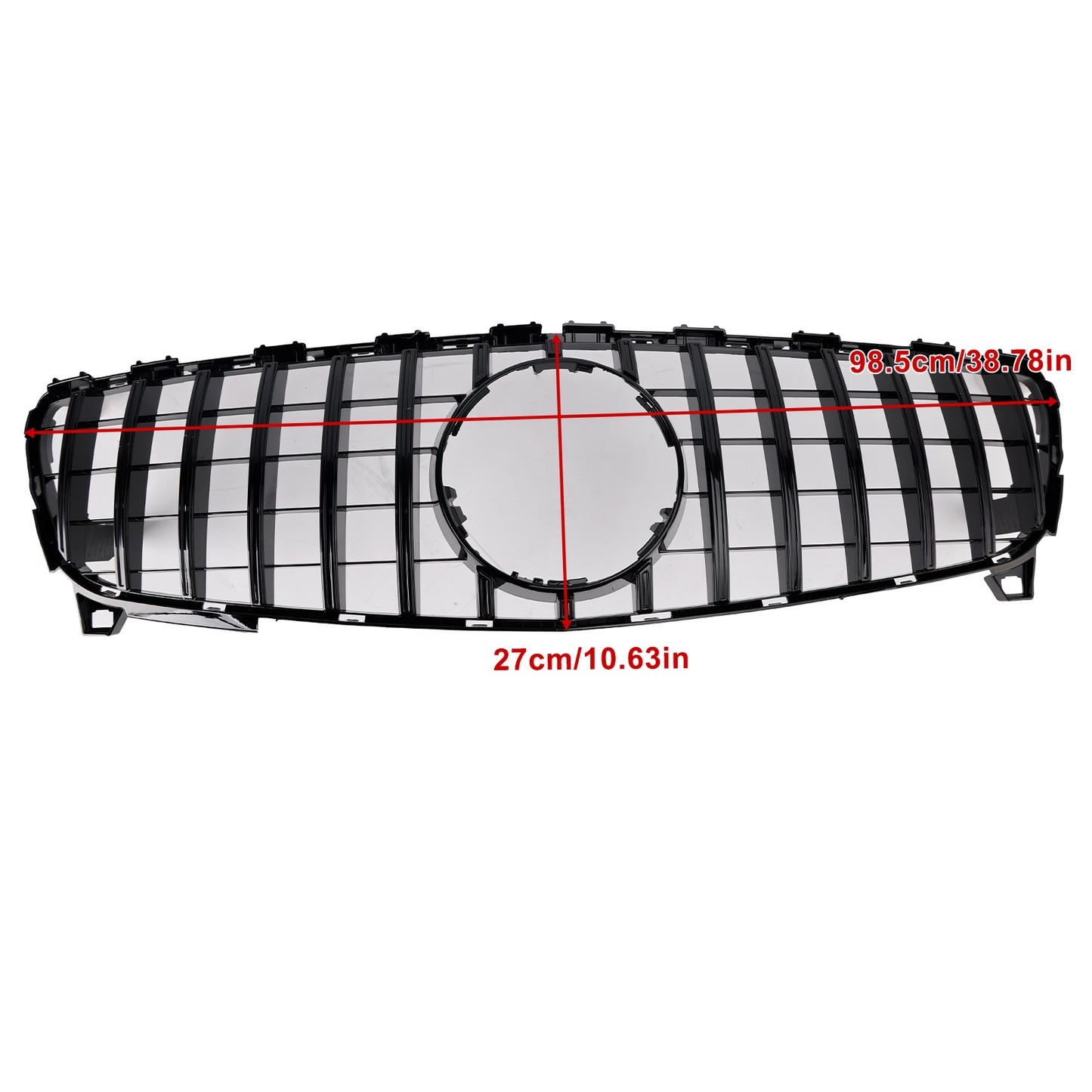2016-2018 MERCEDES BENZ A CLASS W176 Front Bumper Grill Grille GTR Style
