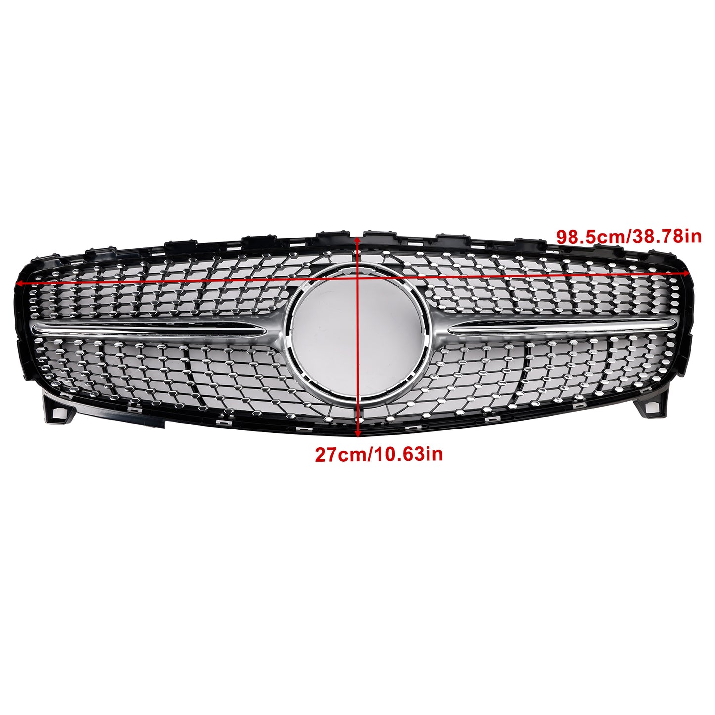 2016-2018 W176 A CLASS MERCEDES BENZ Girll Diamond Front Bumper Grille Grill