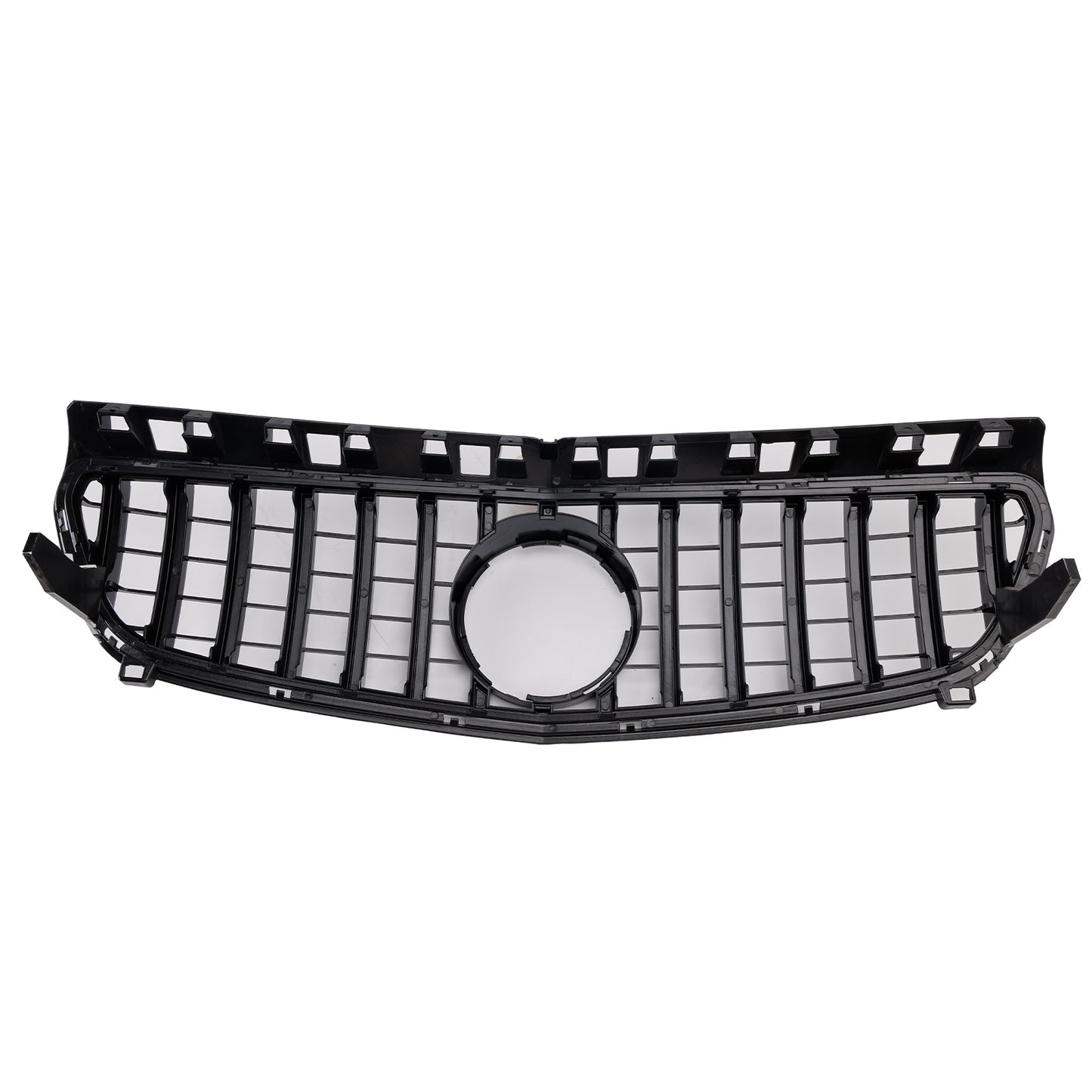2013-2015 Mercedes Benz A CLASS W176 Front Bumper Grill Grille Gloss Black