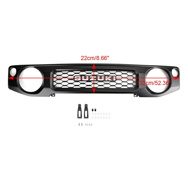 2019-2023 Suzuki Jimny JB64 JB74 Honeycomb Front Bumper Grill Grille Black