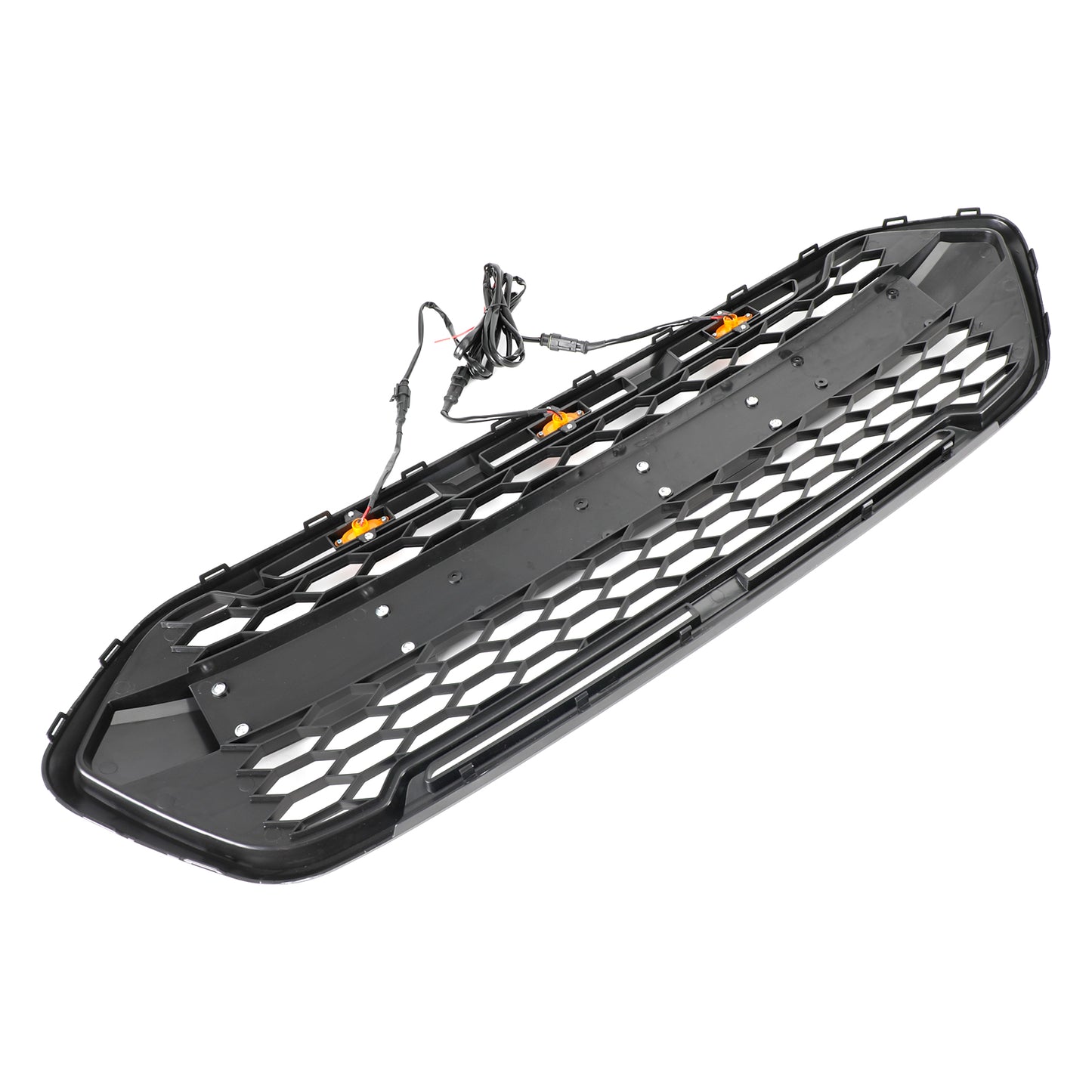 2018-2023 Ford Transit Custom Trail W/ 3LED Matte Black Front Bumper Grille