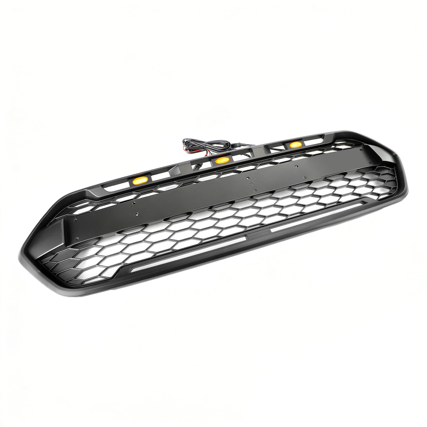 2018-2023 Ford Transit Custom Trail W/ 3LED Matte Black Front Bumper Grille